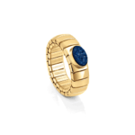 Stretchable Ring With Gold, Drusi & PVD