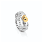 Stretchable Ring With Letter ل Engraved