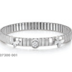 Stretchable Bracelet With PVD, Swarovski Zirconia And Cubic Zirconia