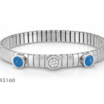 Stainless Steel Bracelet With Swarovski Elements And Cubic Zirconia Silver Details