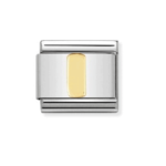 Composable Classic Link Letter ‘I’ In 18K Gold