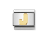 Composable Classic Big Link Letter ‘J’ In 18K Gold