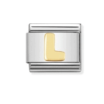 Composable Classic Link Letter ‘L’ In 18K Gold