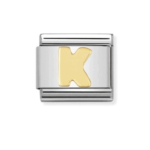 Composable Classic Link Letter ‘K’ In 18K Gold