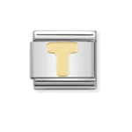 Composable Classic Link Letter ‘T’ In 18K Gold