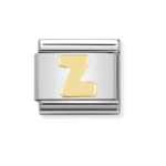 Composable Big Link Letter ‘Z’ In 18K Gold