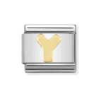 Composable Classic Link Letter ‘Y’ In 18K Gold