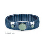 Stretchable Bracelet With Jade, PVD And Aventurine