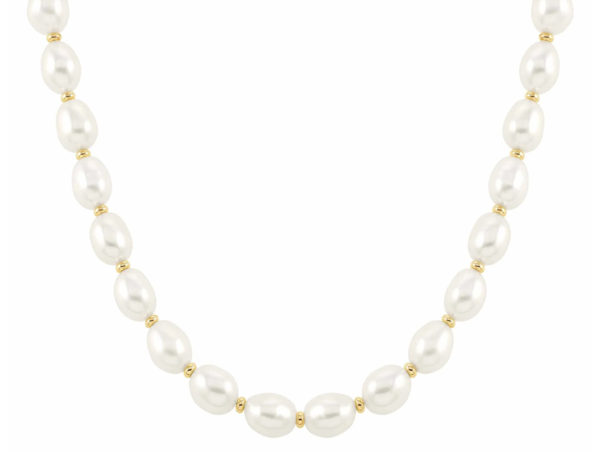 KATE NECKLACE IN STERLING SILVER WITH PEARLS