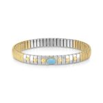 Bi Colour Bracelet with Turquoise