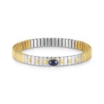 Bi Colour Bracelet with Lapis