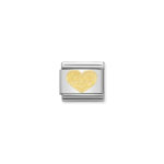 Composable Classic Link  Love Heart in 18K Gold