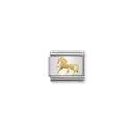 Composable Classic Link Galloping Horse in 18K Gold