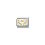 Composable Classic Link Big Heart in 18K Gold