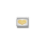 Composable Classic Link Heart Wedding in 18K Gold