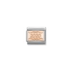 Composable Classic Link Plate 2020 with 9K Rose gold