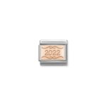 Composable Classic Link 2022 Plate with 9K Rose gold