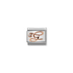 Composable Classic Link Letter ‘G’ with 9K Rose gold
