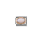 Composable Classic Link Stone Pink Opal with 9K Rose gold