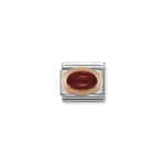 Composable Classic Link Stone Garnet with 9K Rose gold