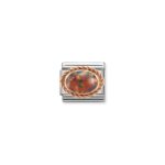 Composable Classic Link Red Opal with 9K Rose gold