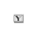 Composable Classic Link Letter ‘Y’ with 925 Sterling Silver & Enamel