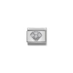 Composable Classic Link Diamond with 925 Sterling Silver & Cubic Zirconia