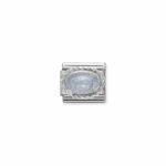 Composable Classic Link Stone Aquamarine with 925 Sterling Silver