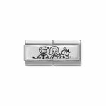 Composable Classic Link Family with Baby Girl with 925 Sterling Silver