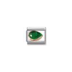 Composable Classic Link Green Cz Drop Right