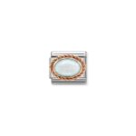 Composable Classic Link White Opal with 9K Rose gold