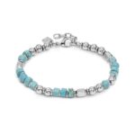 Nomination InstinctStyle Bracelet with Turquise and Highest Quality Stainless Steel